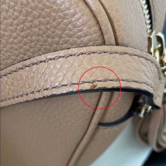 GUCCI Soho Disco Bag in Rose Beige Leather - Picture 8 of 15